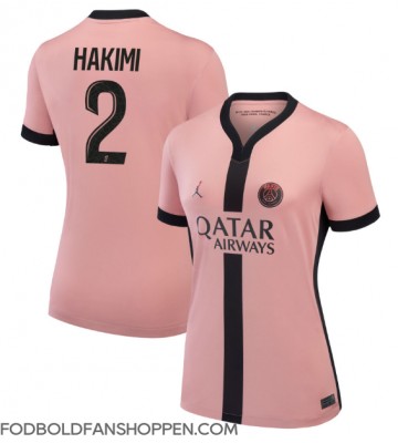 Paris Saint-Germain Achraf Hakimi #2 Tredjetrøje Dame 2024-25 Kortærmet